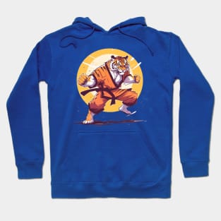 karate tiger Hoodie